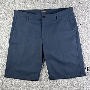 Proof Performance Technical Shorts Mens 36 Navy Blue Stretch Golf Preppy Summer